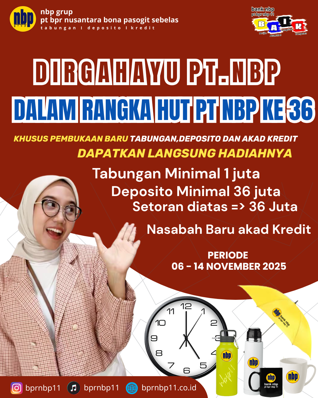 HUT PT NBP